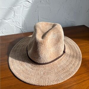 Brixton Light Brown Fedora Hat